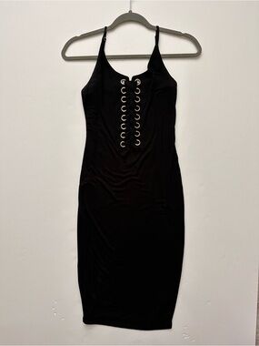 Active USA | Dresses | Active Usa Grey Sweatshirt Dress With Tie Detail